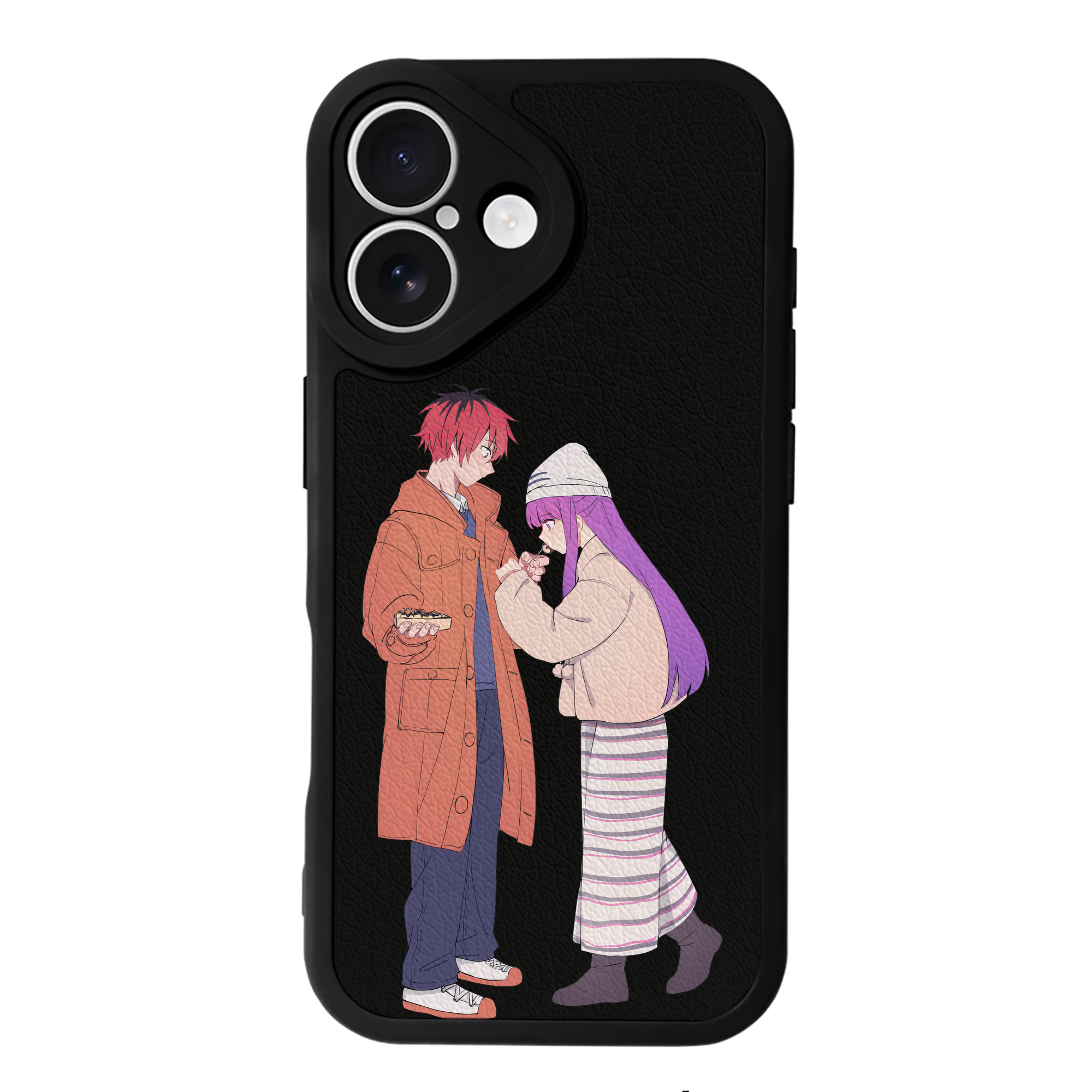 （画像用） 葬送のフリーレン Frieren 【iPhone 16シリーズ対応】シリコンスマホケース（レザー調） 材質：シリコン